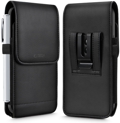 Attēls no TECH-PROTECT SM75 UNIVERSAL PHONE HOLSTER POUCH 5.8-6.8 INCH BLACK