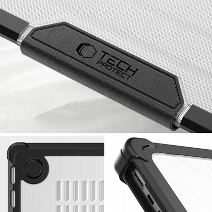 Attēls no TECH-PROTECT SMARTSHELL PRO MACBOOK PRO 14 M1 / M2 / M3 / M4 / M5 2021-2025 BLACK/CLEAR