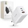 Picture of Tech-Protect Tech-Protect C65W charger 2x USB-C PD 65W / USB-A QC 3.0 - white