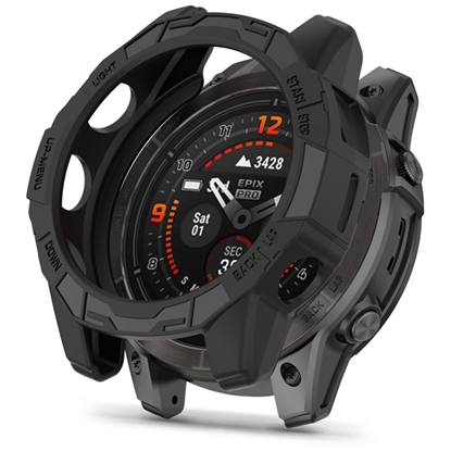 Attēls no TECH-PROTECT DEFENSE AIR GARMIN FENIX 7X / 7X PRO BLACK