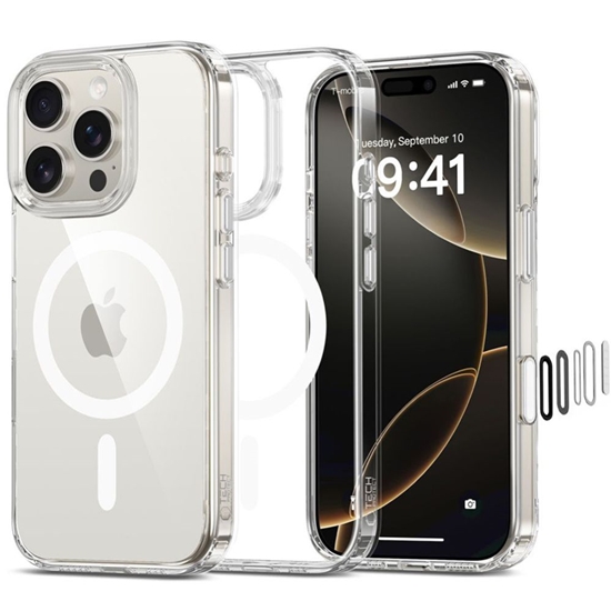Picture of TECH-PROTECT FLEXAIR HYBRID CC MAGSAFE IPHONE 16 P