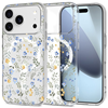 Picture of Tech-Protect Tech-Protect FlexAir MagSafe Case for iPhone 17 Pro - Daisies with Leaves
