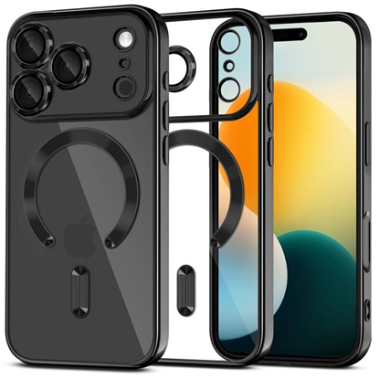 Attēls no Tech-Protect Tech-Protect MagFlex MagSafe Case for iPhone 17 Pro - Clear Black