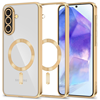 Изображение Tech-Protect Tech-Protect MagFlex MagSafe Case for Samsung Galaxy A56 5G - Transparent Gold
