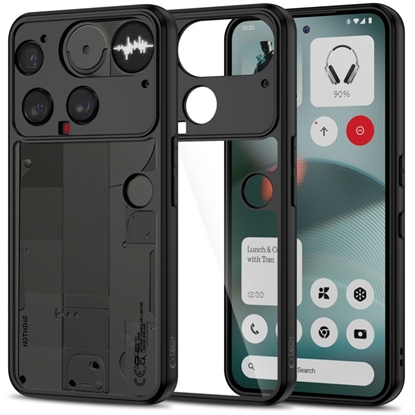 Attēls no Tech-Protect Tech-Protect MagMat Case for Nothing Phone 3 Black and Transparent