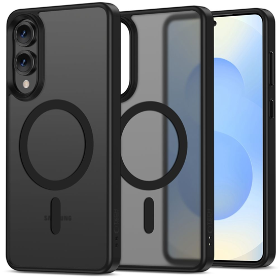 Picture of Tech-Protect Tech-Protect MagMat MagSafe Case for Samsung Galaxy S25 Edge - Matte Black