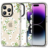Изображение Tech-Protect Tech-Protect MagMood MagSafe case for iPhone 15 Pro - white daisies