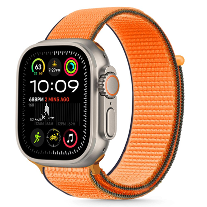 Attēls no Tech-Protect TECH-PROTECT NYLON APPLE WATCH 6 / 7 / 8 / 9 / 10 / SE (40 / 41 / 42 MM) KUMQUAT