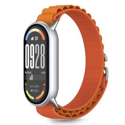 Attēls no Tech-Protect Tech-Protect Nylon Pro Strap for Xiaomi Smart Band 8 / 9 / 10 / NFC - Orange