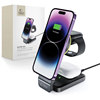 Изображение Tech-Protect Tech-Protect QI15W-A28 MagSafe 3in1 Inductive Charger with Smartphone / Apple Watch / AirPods Stand - Black
