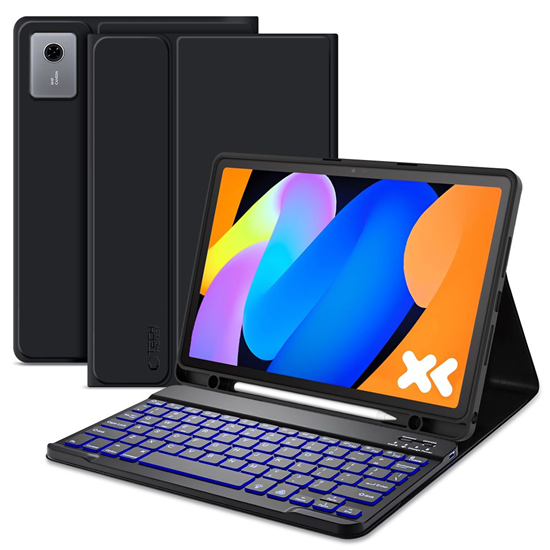 Picture of Tech-Protect Tech-Protect SC Pen + Keyboard Case for Lenovo Idea Tab 11.0 TB-336 - Black