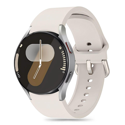 Attēls no Tech-Protect TECH-PROTECT SILICONE SAMSUNG GALAXY WATCH 4 / 5 / 5 PRO / 6 / 7 / FE STARLIGHT