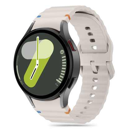 Attēls no Tech-Protect TECH-PROTECT SILICONE SPORT SAMSUNG GALAXY WATCH 4 / 5 / 5 PRO / 6 / 7 / FE STARLIGHT