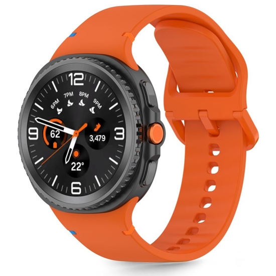 Picture of TECH-PROTECT SILICONE SAMSUNG GALAXY WATCH 8 / CLASSIC (40 / 44 / 46 MM) SUNBURST ORANGE