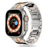 Изображение Tech-Protect Tech-Protect Stainless Line Bracelet for Apple Watch 4 / 5 / 6 / 7 / 8 / 9 / SE / Ultra 1 / 2 (42/44/45/49 mm) - Titanium Orange