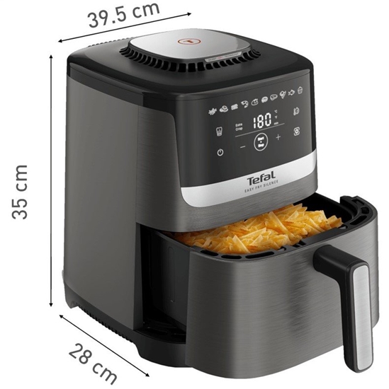 Picture of TEFAL Air Fryer | Easy Fry Silence EY551HE0 | Power 1650 W | Capacity 5 L | Gray