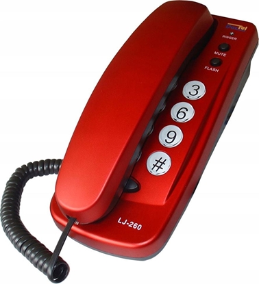 Picture of Telefon stacjonarny Dartel LJ-260 Bordowy