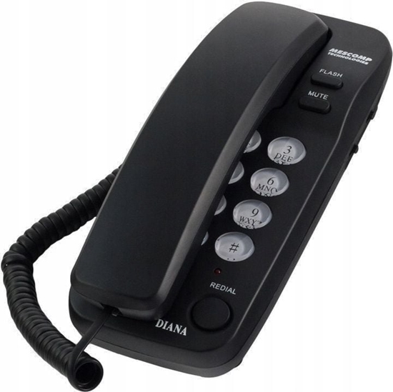 Picture of Telefon stacjonarny Mescomp Diana MT 518 Czarny