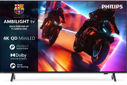 Изображение Telewizor Philips Ambilight 55MLED910/12 Telewizor 139,7 cm (55") 4K Ultra HD Smart TV Wi-Fi Czarny