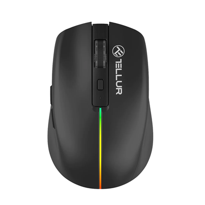 Attēls no Tellur Silent Click Wireless Mouse Black