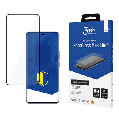 Attēls no Tempered glass 3mk HardGlass Max Lite Black for Ho