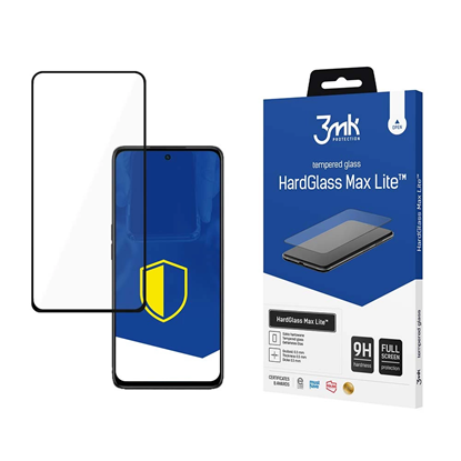 Attēls no Tempered glass 3mk HardGlass Max Lite Black for Op