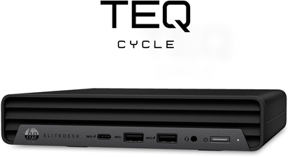 Изображение TEQCYCLE HP EliteDesk 805 G6 Ryzen 5 PRO 4650G 16GB 256GB M.2 BL Tiny W11P Premium