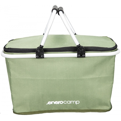 Attēls no Termiski salokāms tūristu grozs 24l zaļš