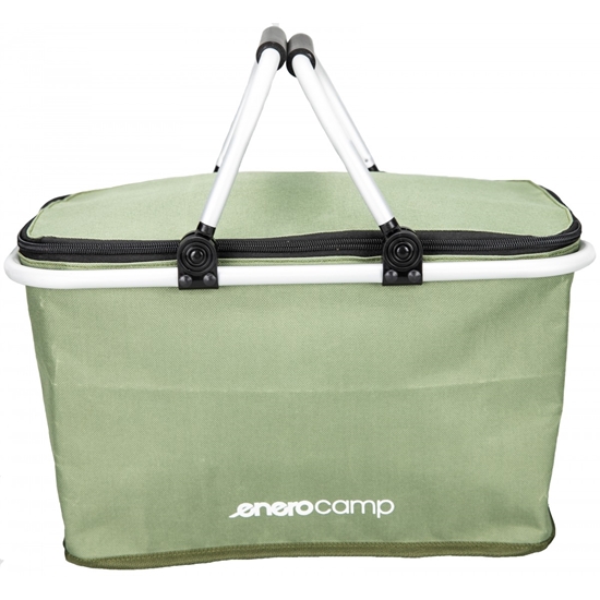 Picture of Termiski salokāms tūristu grozs 24l zaļš