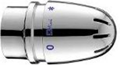 Attēls no Termostata galva DE LUXE, 25-60˚C hromēta (1920141