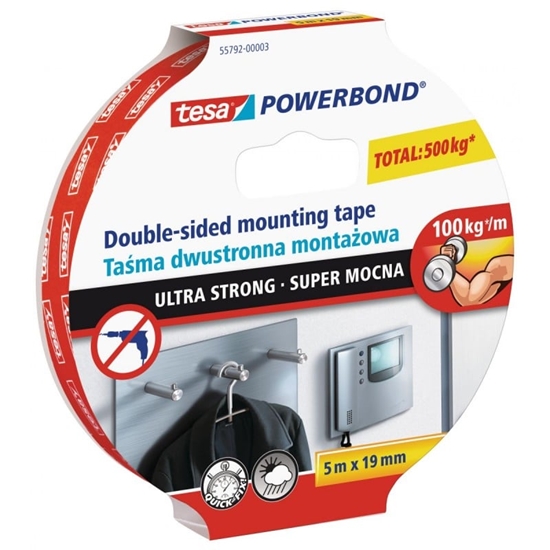 Picture of Tesa Tama dwustronna montaowa PowerBond 5m 19mm (H5579203)