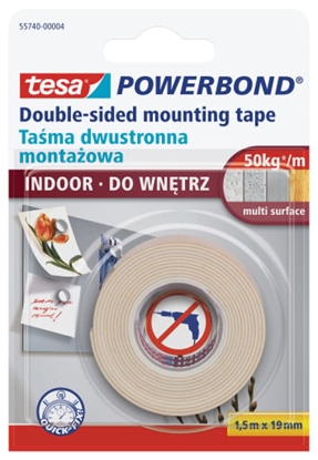 Изображение Tesa Tama dwustronna montaowa POWERBOND do wntrz 1,5m 19mm H5574004