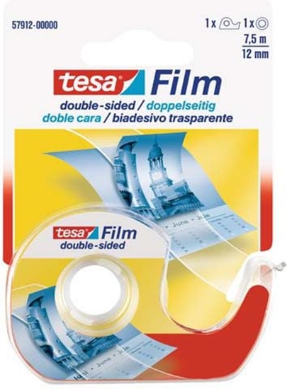 Изображение Tesa tama przezroczysta, dwustronna 12mm/7,5m (57912-00000-02 TS)