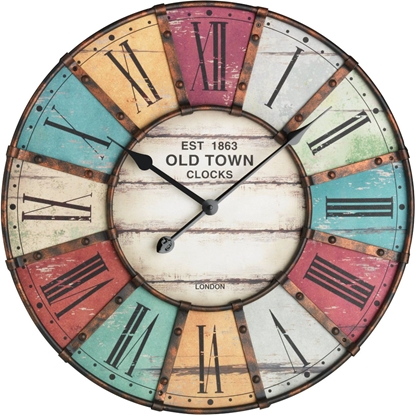 Picture of TFA 60.3021 Vintage Old Town XXL Design Wall Clock