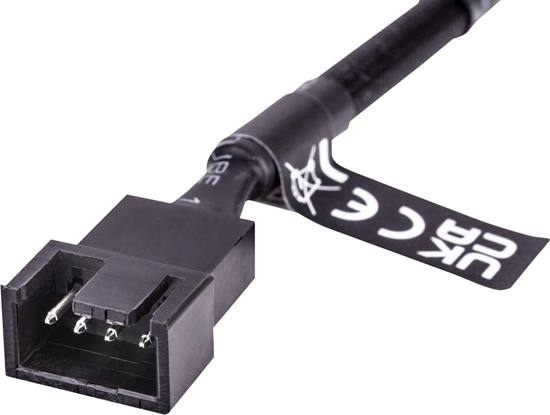 Изображение Thermaltake 4-pin - 4-pin x2, 0.11m, Czarny (AC-060-CO1OTN-F1)