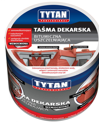 Picture of Tytan Tama uszczelniajca dekarska czerwona 150mm 10mb (DAT-TF-CR-150WZ)