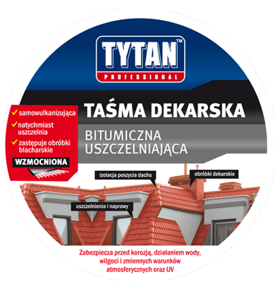 Picture of Tytan Tama uszczelniajca dekarska srebrna 15cm 10m srebrna