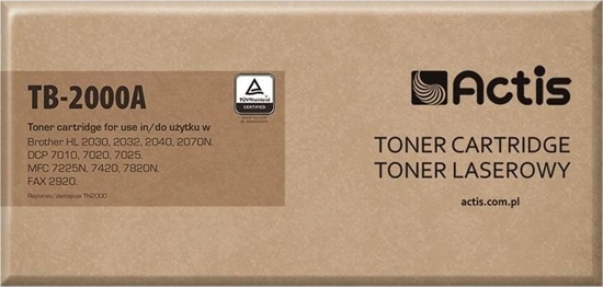 Picture of Toner Actis TB-2000A Black Zamiennik TN-2000 (TB-2000A)