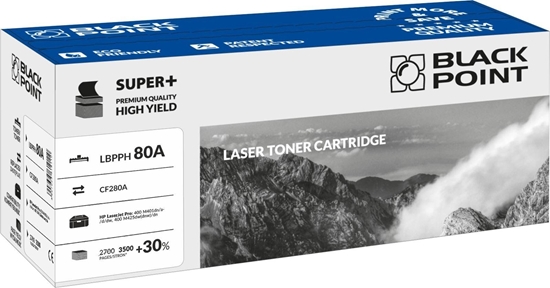 Picture of Toner Black Point LBPPH80A Black Zamiennik 80A (LBPPH80A)