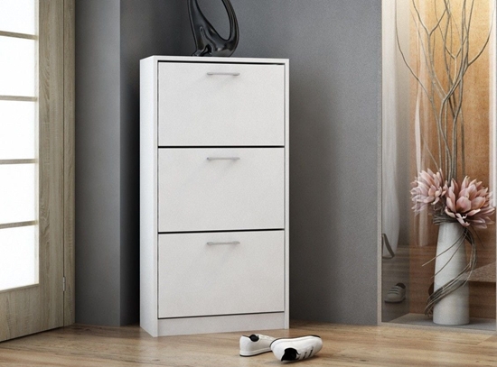 Изображение Topeshop Szafka na buty obuwie póka komoda * paula - biay (PAULA BIEL)