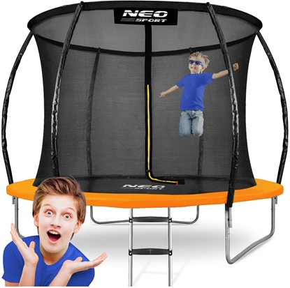 Attēls no Trampolina ogrodowa Neo-Sport NS-10C201 z siatk wewntrzn 10 FT 312 cm