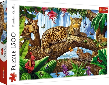 Изображение Trefl Puzzle 1500 elementów Odpoczynek wród drzew