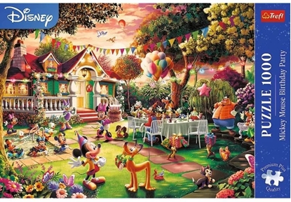 Изображение Trefl Puzzle Premium Plus Quality Przyjcie urodzinowe Myszki Mickey 1000 elementów