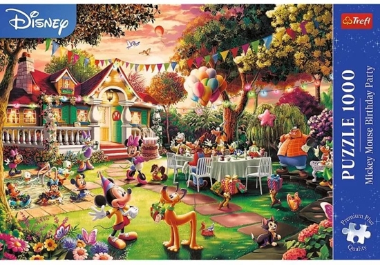 Изображение Trefl Puzzle Premium Plus Quality Przyjcie urodzinowe Myszki Mickey 1000 elementów