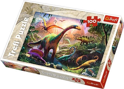Изображение Trefl Puzzle wiat dinozaurów 100 el. (16277)