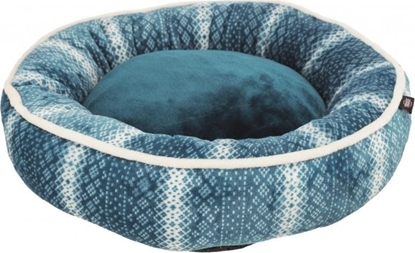 Изображение Trixie Legowisko Lumi, okrge, 50 cm, petrol/biae