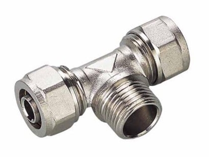 Picture of Trójnik 3/4x20x20 PEX-ALU-PEX chrom