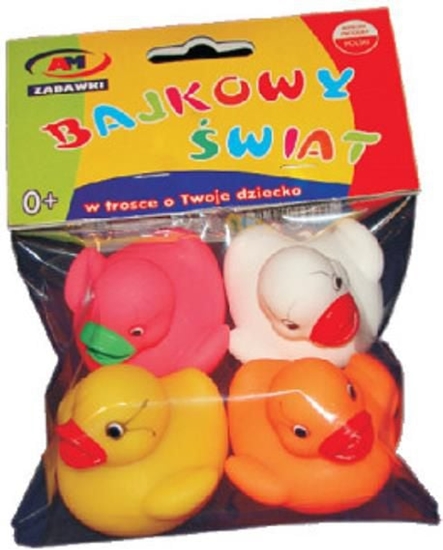 Изображение Tullo Zabawka do kpieli 4 kaczuszki - AM 012A