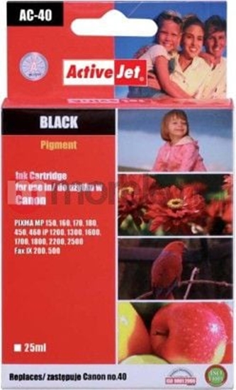 Picture of Tusz Activejet tusz AC-40R / PG-40 (black)