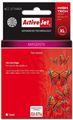 Attēls no Tusz Activejet tusz ACC-571MNX / CLI-571M XL (magenta)